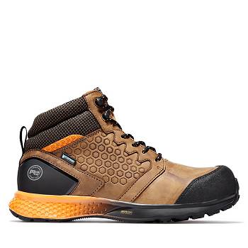 Timberland PRO Reaxion Comp Toe - Hnede/ Oranzove 6 Inch Cizmy Panske, T0233SK